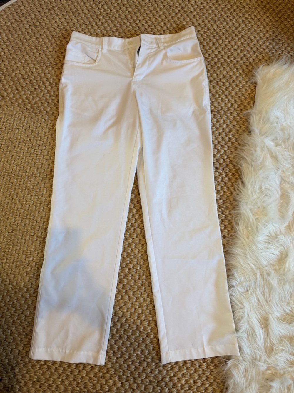 Puma White Kids Casual Pants
